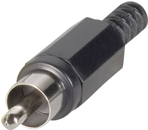 TRU COMPONENTS TC-2518009 Cinch-Steckverbinder Stecker, gerade Polzahl: 2 Gelb 100St. von TRU Components