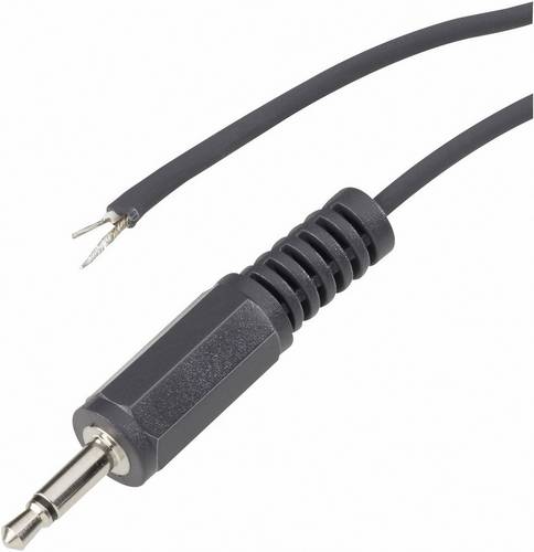 TRU COMPONENTS TC-2517032 Klinken-Steckverbinder 3.5mm Stecker, gerade Polzahl: 3 Stereo Schwarz 100 von TRU Components