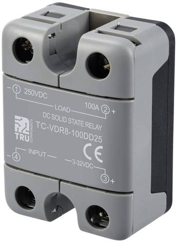 TRU COMPONENTS Halbleiterrelais TC-VDR8-100DD25 100A Schaltspannung (max.): 250 V/DC Gleichstromscha von TRU Components