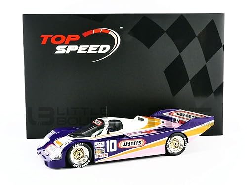 TOP SPEED TS0333 Miniaturauto aus der Kollektion, Violett/Weiß/Orange von Top Speed