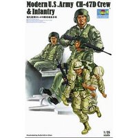 TRUMPETER 750415 1:35 Moderne US-Army Besatzung CH47D und Infanterie von TRUMPETER