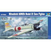 TRUMPETER 752405 1:24 Mitsubishi A6M2b Model 2 von TRUMPETER