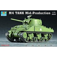 TRUMPETER 757223 1:72 M4 Panzer (mittlere Produktion) von TRUMPETER