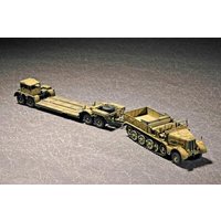 TRUMPETER 757275 1:72 Sd.Kfz. 9, 18 T Halbkettenfahrzeuges mit Anhänger 116 von TRUMPETER