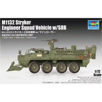 TRUMPETER 757426 1:72 M1132 Stryker Engineer Squad Vehicle mit Minenräumer von TRUMPETER