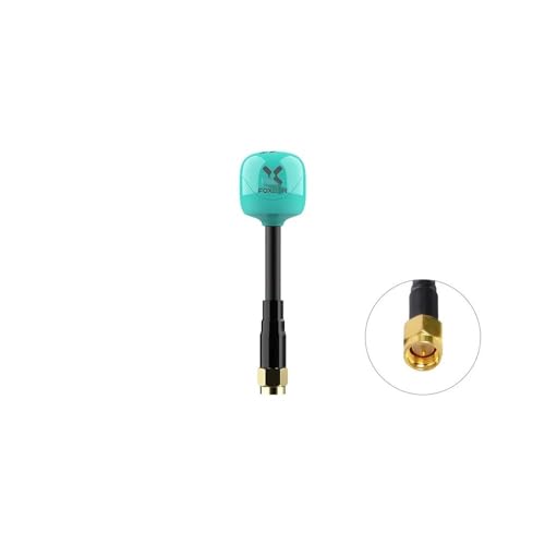 TRyYCB FPV Omni kompatibel mit Foxeer Lollipop 4 Plus 4+ 58G 26Dbi RHCP SMA RPSMA UFL MMCX Ideal Kompatibel mit FPV-Renndrohnen(1PCS Teal SMA) von TRyYCB