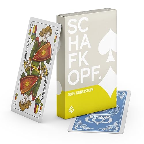 TS Spielkarten | Schafkopf Tarock Spielkarten - 100% Kunststoff (Plastik +) Premium - Bayerisches Bild, wasserfest von TS Spielkarten