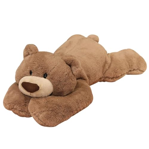 Gewichtetes Kuscheltier Für Erwachsene – Stressabbau Und Linderung Von Angstzuständen – Beruhigendes, Kuschliges Spielzeug Für Entspannung Und Wohlbefinden(Brown Bear,35cm) von TS TAC-SKY