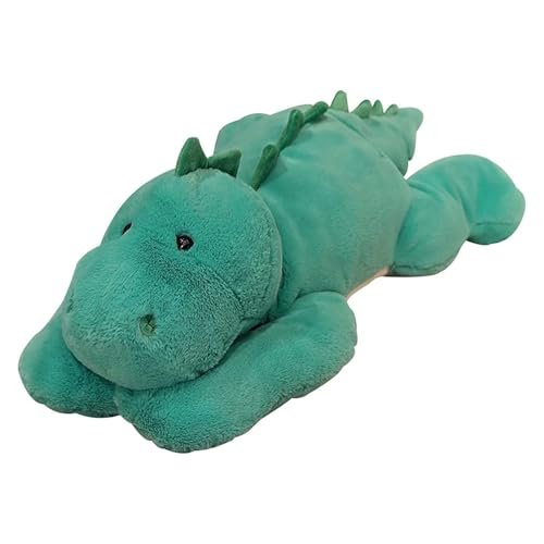 Gewichtetes Kuscheltier Für Erwachsene – Stressabbau Und Linderung Von Angstzuständen – Beruhigendes, Kuschliges Spielzeug Für Entspannung Und Wohlbefinden(Green Dinosaur,35cm) von TS TAC-SKY