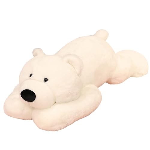 Gewichtetes Kuscheltier Für Erwachsene – Stressabbau Und Linderung Von Angstzuständen – Beruhigendes, Kuschliges Spielzeug Für Entspannung Und Wohlbefinden(White Polar Bear,55cm) von TS TAC-SKY