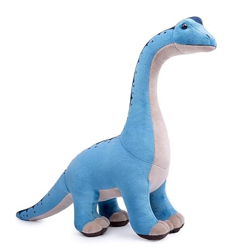 TS TAC-SKY 18-Zoll Blauer Microraptor Dinosaurier Plüschtier - Weiches & Kuscheliges Utahraptor Plüschtier, Sammlerstück Für Kinder(Brachiosaurus) von TS TAC-SKY