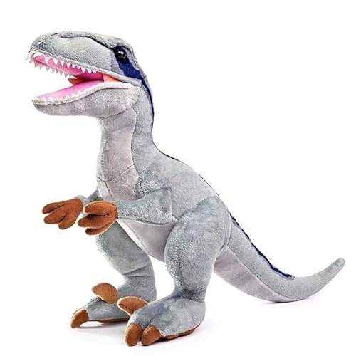 TS TAC-SKY 18-Zoll Blauer Microraptor Dinosaurier Plüschtier - Weiches & Kuscheliges Utahraptor Plüschtier, Sammlerstück Für Kinder(Velociraptor) von TS TAC-SKY