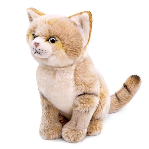 TS TAC-SKY 20 Zoll Pelzigen Katzenpuppenspielzeug - Realistisch Und Süß Gefüllte Tiere - Weich Und Süß Kind Katzenpuppenspielzeug(Dune Cat) von TS TAC-SKY