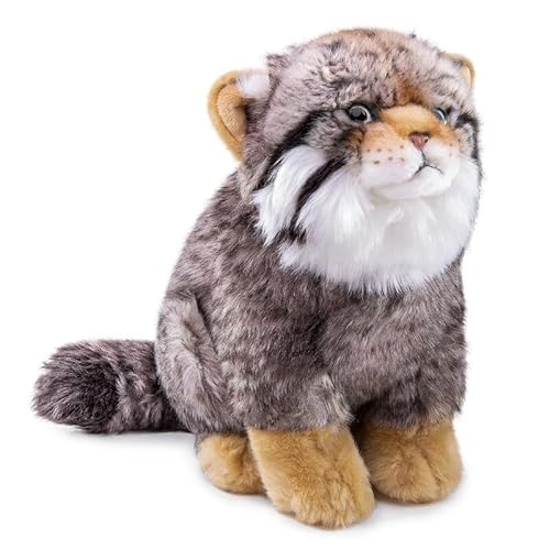 TS TAC-SKY 20 Zoll Pelzigen Katzenpuppenspielzeug - Realistisch Und Süß Gefüllte Tiere - Weich Und Süß Kind Katzenpuppenspielzeug(Sitting Pallas Cat) von TS TAC-SKY