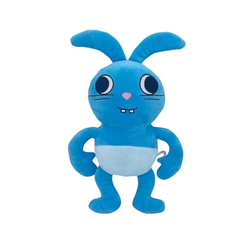 TS TAC-SKY Jumbo Josh Plüschfigur – 25 cm Großer, Weicher Plüsch-Horror Spielzeug Aus Dem Garden of BanBan Spiel Kinder!(Blue) von TS TAC-SKY