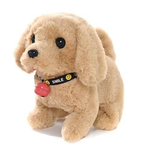 TS TAC-SKY Lieber Teddy 2.0 - Realistischer Stoffhund Als Treuer Begleiter Für Kinder Und Liebhaber Von Haustieren(Beige,Einheitsgröße) von TS TAC-SKY