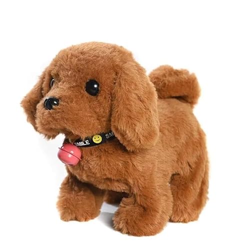 TS TAC-SKY Lieber Teddy 2.0 - Realistischer Stoffhund Als Treuer Begleiter Für Kinder Und Liebhaber Von Haustieren(Braun,Einheitsgröße) von TS TAC-SKY