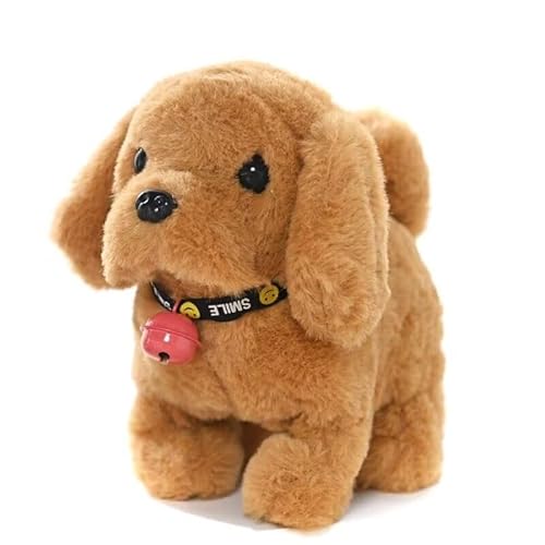 TS TAC-SKY Lieber Teddy 2.0 - Realistischer Stoffhund Als Treuer Begleiter Für Kinder Und Liebhaber Von Haustieren(Gelb,ONE Size) von TS TAC-SKY