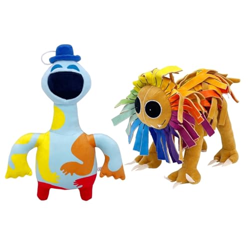 TS TAC-SKY Nightmare Critters Plüschfigur - 30 cm Doey Monster Plüschspielzeug Für Kinder Und Erwachsene - Ideal Für Fans Der Monster-Spielreihe(Doey+yarnaby) von TS TAC-SKY