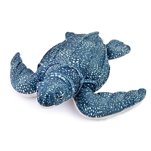 TS TAC-SKY Plüsch-Hawksbill-Schildkröte – 29 cm (11,5 Zoll) Superweiches, Realistisch Gestaltetes Stofftier, Perfekte Meereskriechende Schildkröte Für Kinder(Leatherback) von TS TAC-SKY