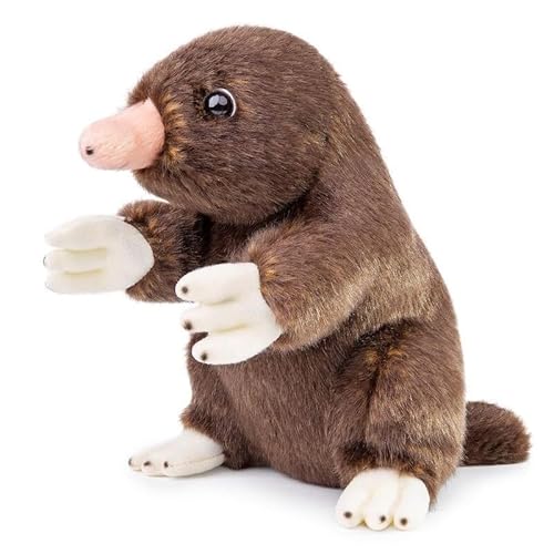 TS TAC-SKY Realistische Short Tailed Weasel Plüschtier - Pädagogische Wiesel Figur Für Wildlife-Enthusiasten - 9 Zoll (23CM) Von Kuscheligen Spaß!(Mole) von TS TAC-SKY