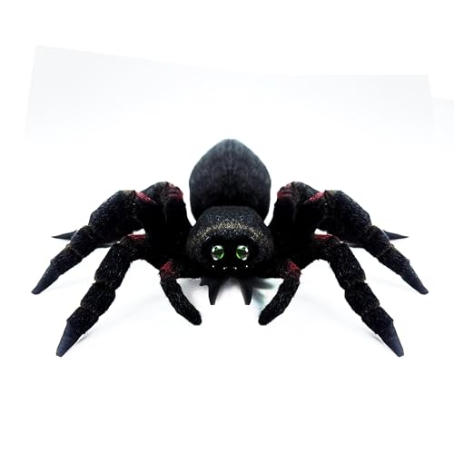 TS TAC-SKY Realistisches Brachypelma Boehmei Plüschtier - Mexikanische Rotknie-Tarantel Plüschtier, Lehrreich Und Unterhaltsam, Ideal Für Sammler Und Kinder von TS TAC-SKY