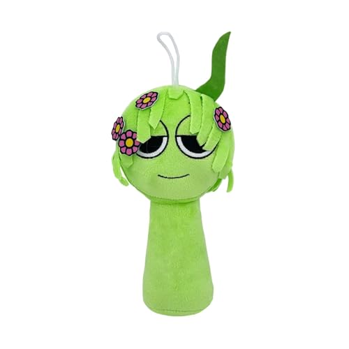 TS TAC-SKY Sprunki Kuscheltiere - Weiche Plüschfiguren Und Kissen, Perfekte Geschenkideen Für Weihnachten Und Geburtstage Für Kinder Und Erwachsene(Light Green) von TS TAC-SKY