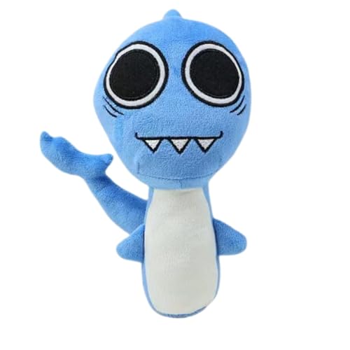 TS TAC-SKY Sprunki Plüschtiere – Weiche Spielzeug-Pillow-Figuren, Perfekte Geschenkidee Für Weihnachten Und Geburtstage Für Kinder Und Erwachsene.(Blue-b) von TS TAC-SKY