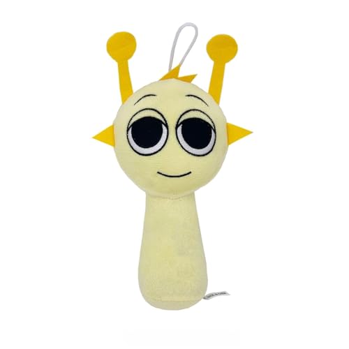 TS TAC-SKY Sprunki Plüschtiere – Weiche Spielzeug-Pillow-Figuren, Perfekte Geschenkidee Für Weihnachten Und Geburtstage Für Kinder Und Erwachsene.(Yellow) von TS TAC-SKY