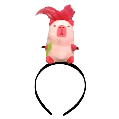 Schrulliges Capybara Stirnband Weich Und Bequem Stirnband Schmuck Für Partys Cartoon Haar Accessoires Cartoon Haarband von TSBB