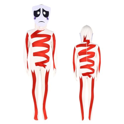 TSDgiHD Magic Numbers Circus Pamney Cosplay Clown Leotard Jumpsuit Anzug Cosplay Kostüm, 170 von TSDgiHD