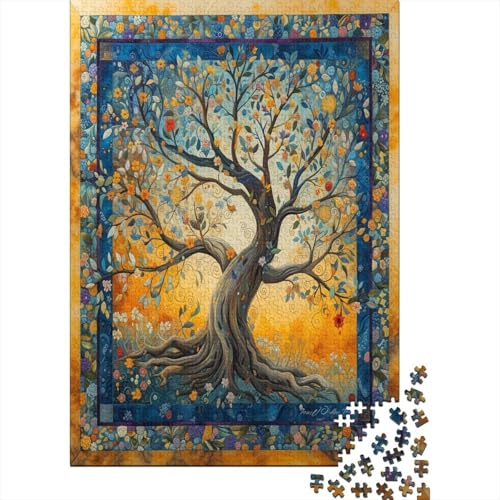 Baum des Lebens 4 Puzzle 1000 Teile Puzzle Erwachsene Schwieriges Schwer Puzzle Für Erwachsene Und Kinder Ab 14 Jahren Puzzel 1000pcs (75x50cm) von TTDGETDDO