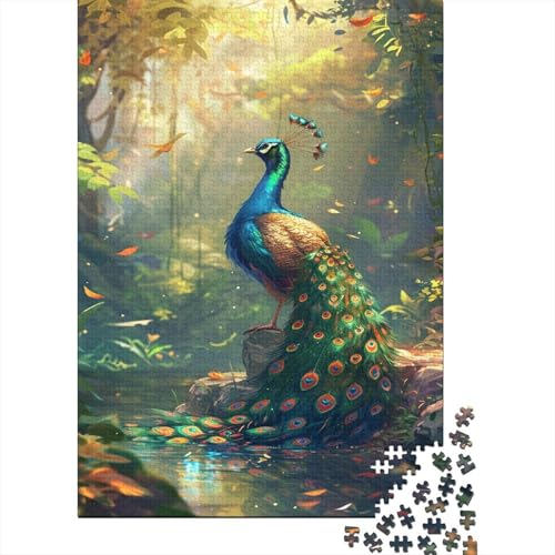 PeaSchwanz Puzzle 1000 Teile Erwachsene Puzzles Für Erwachsene Klassische Puzzles 1000 Teile Erwachsene Puzzlespiel Schwer Pädagogisches Spielzeug Erwachsene Kinder Puzzel 1000pcs (75x50cm) von TTDGETDDO