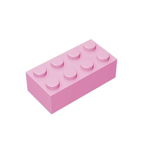 300 Steine 2x4 Klassische Steine, kompatibel mit Lego Top-Marken, MOC-Enthusiasten, Farben:Pink von TTEHGB TOY