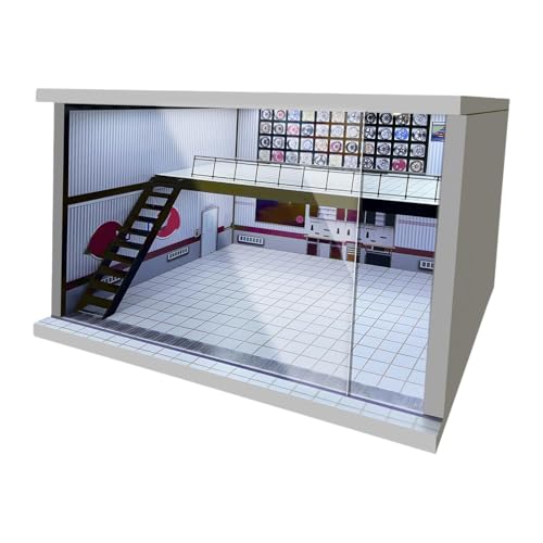 TTETTZ 1/64 1/36 1/32 Fahrzeug Vitrine mit LED Beleuchtung für Modell Display, C von TTETTZ