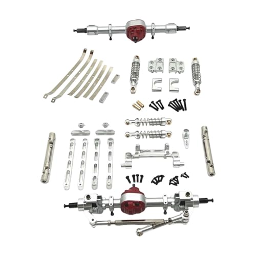 TTETTZ 1 Satz Rc Auto Chassis Ersatzteile Metall Aufrüstkit für 1/12 Fahrzeug mit Erhöhter Haltbarkeit für MN82 MN, Silber TTETTZ 1 Satz Rc Auto Chassis Ersatzteile Metall Aufrüstkit für 1/12 Fahrzeug mit Erhöhter Haltbarkeit für MN82 MN, Silber von TTETTZ