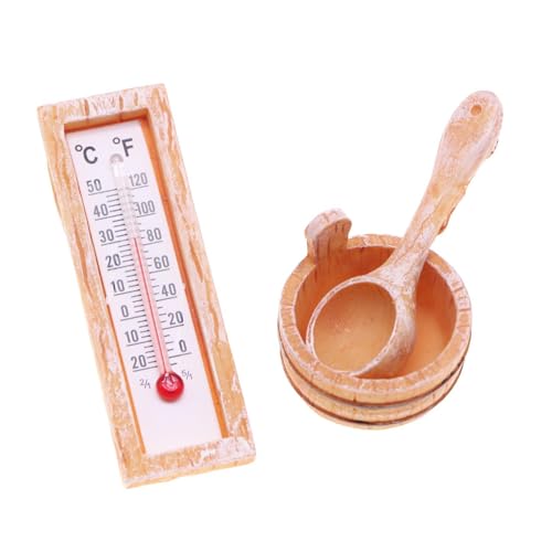 TTETTZ 1:12 Puppenhaus Sauna Eimer Miniatur Möbel für Diorama Micro Landschaft TTETTZ 1:12 Puppenhaus Sauna Eimer Miniatur Möbel für Diorama Micro Landschaft von TTETTZ