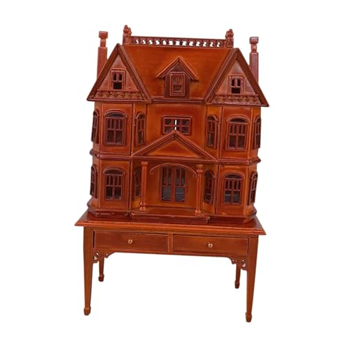 TTETTZ 1:12 Puppenhaus Villa Spielzeug Holz Pädagogisches Spielzeug Möbel für Kinder Mädchen TTETTZ 1:12 Puppenhaus Villa Spielzeug Holz Pädagogisches Spielzeug Möbel für Kinder Mädchen von TTETTZ