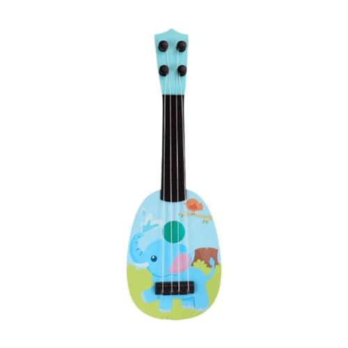 TTETTZ 15'' Ukulele für Kinder mit 4 Saiten, Mini-Instrument für Vorschulkinder , Elefant von TTETTZ