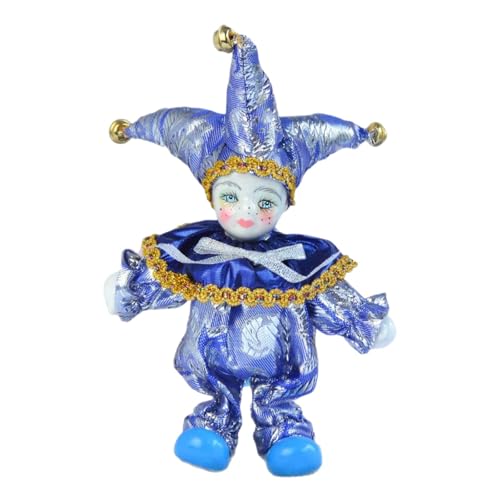 TTETTZ 19cm Clown Puppe Schreibtisch Dekor Schreibtisch Ornament für Souvenirs Party Favor Festival TTETTZ 19cm Clown Puppe Schreibtisch Dekor Schreibtisch Ornament für Souvenirs Party Favor Festival von TTETTZ