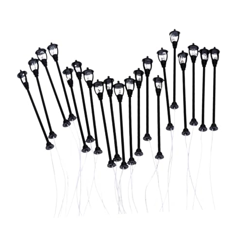 TTETTZ 20Pcs Warm Weiß LED Lampe Sand Tabelle Vielseitig Miniatur Straße Licht Modell von TTETTZ