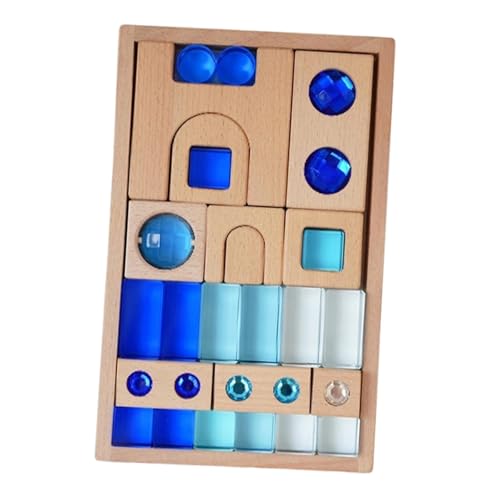 TTETTZ Acryl Würfelblock Set, Motorik Spielzeug für Den Urlaub, Lehrrequisiten, Alter 3–6 Jahre TTETTZ Acryl Würfelblock Set, Motorik Spielzeug für Den Urlaub, Lehrrequisiten, Alter 3–6 Jahre von TTETTZ