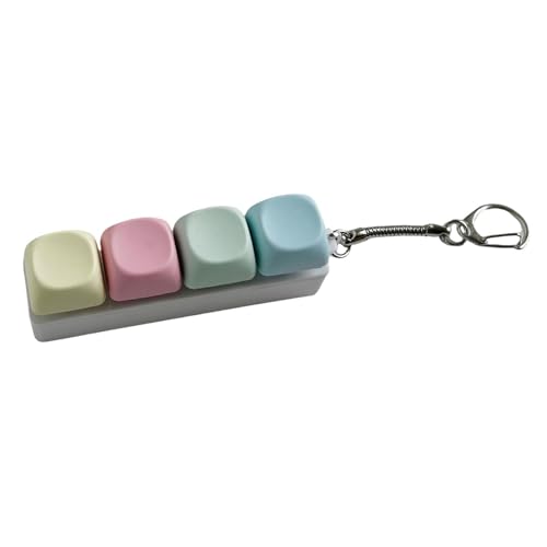 TTETTZ Bunte Mini 4 Key Zappeln Spielzeug Keychain 8x2x3cm Klicken Spielzeug TTETTZ Bunte Mini 4 Key Zappeln Spielzeug Keychain 8x2x3cm Klicken Spielzeug von TTETTZ