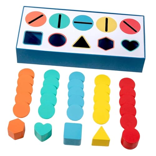 TTETTZ Farbform Sorter Spielzeug Farberkennung Handaugenkoordiation Matching Toy von TTETTZ