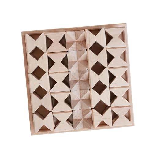 TTETTZ Holzblöcke Set Unbemalte Bausteine DIY Projekt Kreatives Lernspielzeug für Kinder Geschenk Motorikförderung, 25 Blöcke TTETTZ Holzblöcke Set Unbemalte Bausteine DIY Projekt Kreatives Lernspielzeug für Kinder Geschenk Motorikförderung, 25 Blöcke von TTETTZ