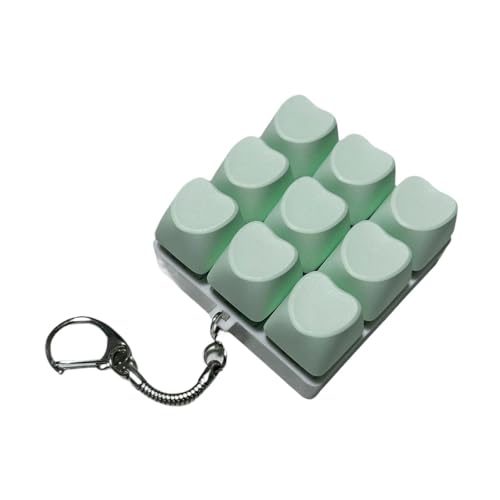 TTETTZ Keyboard Schlüsselanhänger Mechanische Fidget Klicker Finger Spielzeug Sensorisch PVC Material Tragbar Leicht für Geschenk Büro Zuhause, Cyan TTETTZ Keyboard Schlüsselanhänger Mechanische Fidget Klicker Finger Spielzeug Sensorisch PVC Material Tragbar Leicht für Geschenk Büro Zuhause, Cyan von TTETTZ