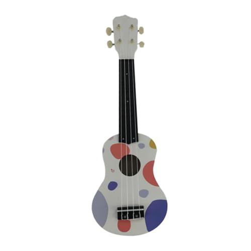 TTETTZ Kinder Ukulele Gitarre Spielzeug 21 Zoll Holz Ukulele Klassisches Pädagogisches Spielzeug 21 " Musik Spielzeug Kleine Gitarre für Baby , Weiß von TTETTZ