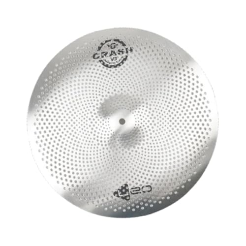 TTETTZ Leises Becken für Drummer Übungen, Robustes Zubehör für Schlagzeuger, 16inch TTETTZ Leises Becken für Drummer Übungen, Robustes Zubehör für Schlagzeuger, 16inch von TTETTZ