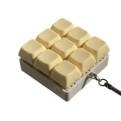 TTETTZ Mini 9 Tasten Zappeln Spielzeug Schlüsselanhänger für Geburtstagsgeschenk Zubehör TTETTZ Mini 9 Tasten Zappeln Spielzeug Schlüsselanhänger für Geburtstagsgeschenk Zubehör von TTETTZ