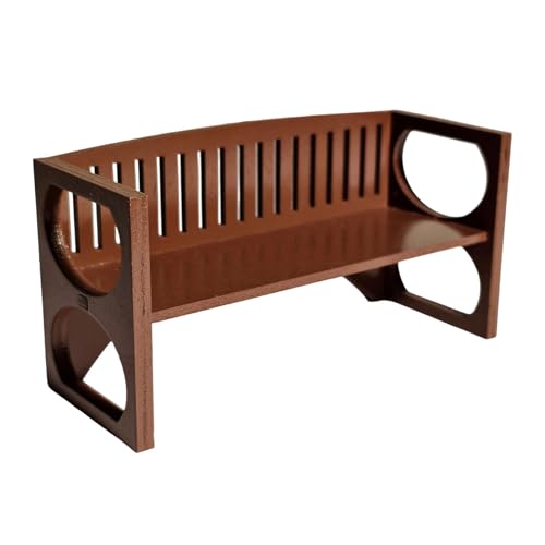 TTETTZ Miniatur Holz Sitzbank Puppenhausmöbel Bastel Möbelstück Dekoration Zubehör Fördert Kreatives Spielen für Kinder Und Sammler von Miniaturen, Style B TTETTZ Miniatur Holz Sitzbank Puppenhausmöbel Bastel Möbelstück Dekoration Zubehör Fördert Kreatives Spielen für Kinder Und Sammler von Miniaturen, Style B von TTETTZ